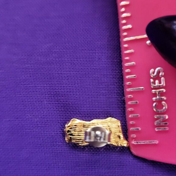 Vintage Halloween "Boo" Enamel Stud Earrings - Picture 5 of 5